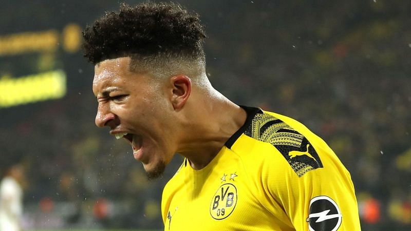 Jadon Sancho has 26 goal contributions in 20 Bundesliga games